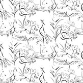Birds Wallpaper - Black White - by Polly Dunbar Decoration. Click for more details and a description.
