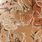 Birds Wallpaper - Copper Blush - by Polly Dunbar Decoration. Click for more details and a description.