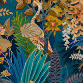 Hidden Paradise Wallpaper - Midnight - by Prestigious. Click for more details and a description.