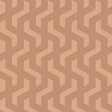 Rattan Wallpaper - Burnt Orange - by 1838 Wallcoverings. Click for more details and a description.