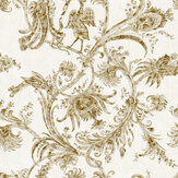 Mithology Wallpaper - Gold - by Coordonne. Click for more details and a description.