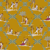 Neo-Bucolic Wallpaper - Mustard - by Coordonne. Click for more details and a description.