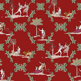 Neo-Bucolic Wallpaper - Red - by Coordonne. Click for more details and a description.