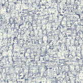 Mil Caras Wallpaper - Blue - by Tres Tintas. Click for more details and a description.