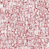 Mil Caras Wallpaper - Red - by Tres Tintas. Click for more details and a description.