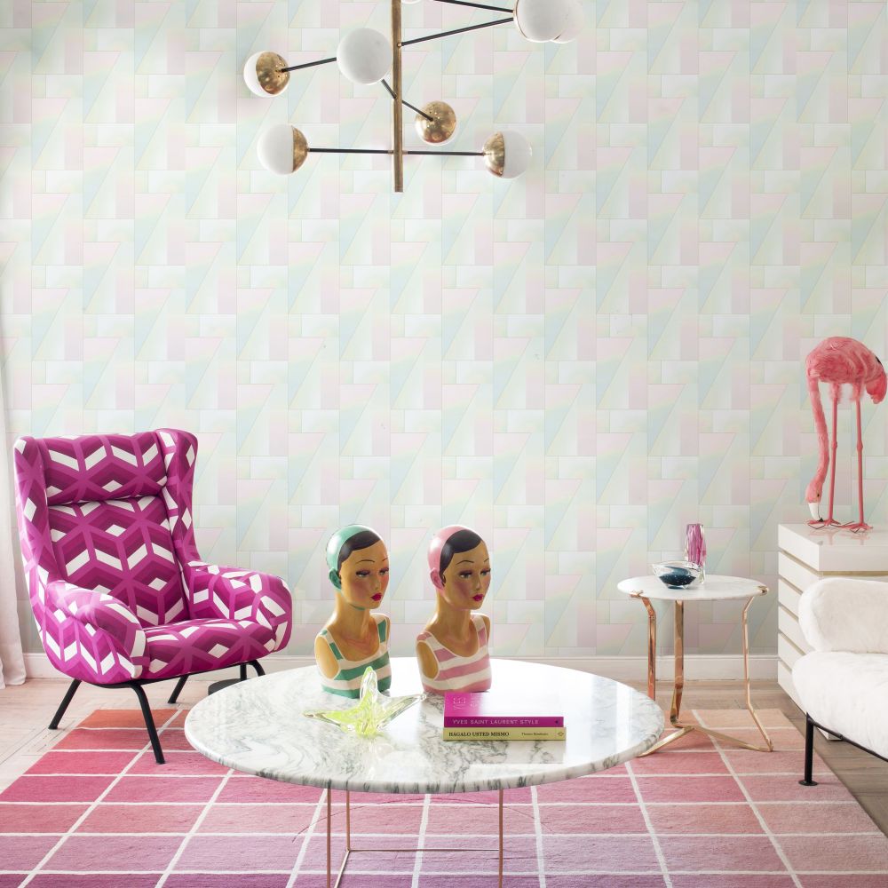 Iridescent Wallpaper - Pastel - by Tres Tintas