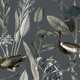 Glasshouse Wallpaper - Midnight - by Graham & Brown. Click for more details and a description.