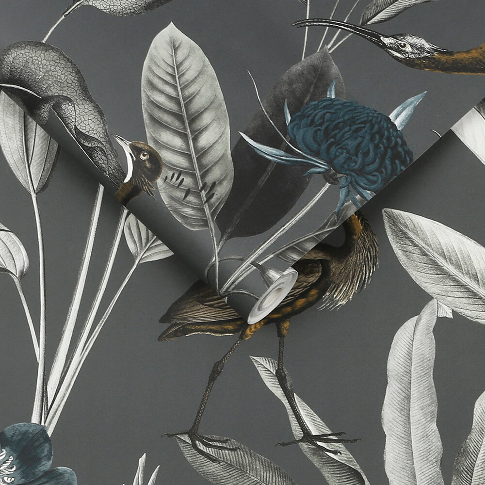 Glasshouse Wallpaper - Midnight - by Graham & Brown