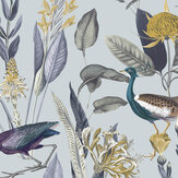 Glasshouse Wallpaper - Soft Grey - by Graham & Brown. Click for more details and a description.