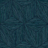 Papier peint Grasscloth Geo - Bleu-vert sarcelle - Graham & Brown. Cliquez pour en savoir plus et lire la description.