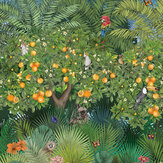 Orange Grove Mural - Multi-coloured - by Matthew Williamson. Click for more details and a description.