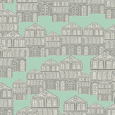 Maison Wallpaper - Neo Mint - by 1838 Wallcoverings. Click for more details and a description.