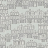 Maison Wallpaper - Soft Grey - by 1838 Wallcoverings. Click for more details and a description.