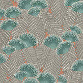 Clarice Wallpaper - Cantaloupe - by 1838 Wallcoverings. Click for more details and a description.