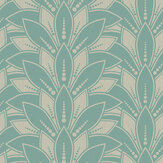 Astoria Wallpaper - Neo Mint - by 1838 Wallcoverings. Click for more details and a description.