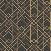 Metro Wallpaper - Jet - by 1838 Wallcoverings. Click for more details and a description.