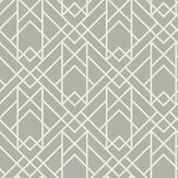Metro Wallpaper - Soft Grey - by 1838 Wallcoverings. Click for more details and a description.