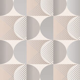 Round Wallpaper - Taupe - by Tres Tintas. Click for more details and a description.