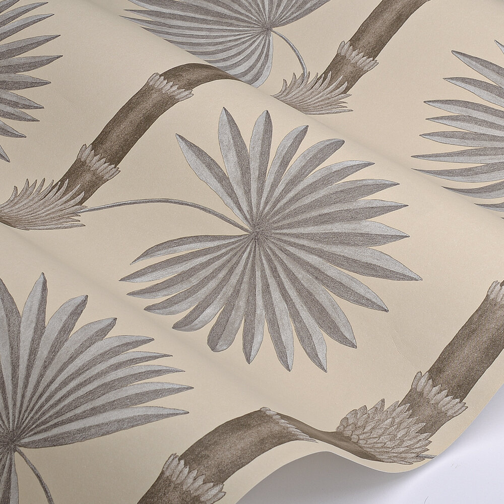Hardy Palm Wallpaper - Canvas III - by Paint & Paper Library