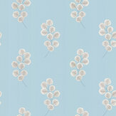 Honesty Wallpaper - Constantia Blue - by Paint & Paper Library. Click for more details and a description.
