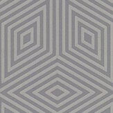 Marquetry Tile Wallpaper - Slate V - by Paint & Paper Library. Click for more details and a description.