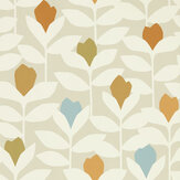 Padukka Wallpaper - Tangerine - by Scion. Click for more details and a description.