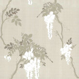 Leonora Wallpaper - Ivory - by 1838 Wallcoverings. Click for more details and a description.