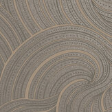 Aurora  Wallpaper - Slate/ Rose Gold - by Albany. Click for more details and a description.