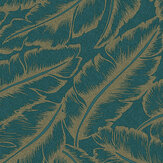 Elgin  Wallpaper - Teal - by Albany. Click for more details and a description.