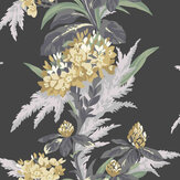 Aurora Wallpaper - Jet - by 1838 Wallcoverings. Click for more details and a description.