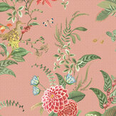 Floris Wallpaper - Pink - by Eijffinger. Click for more details and a description.