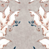 Ornamental Wallpaper - Earth Brown - by Coordonne. Click for more details and a description.