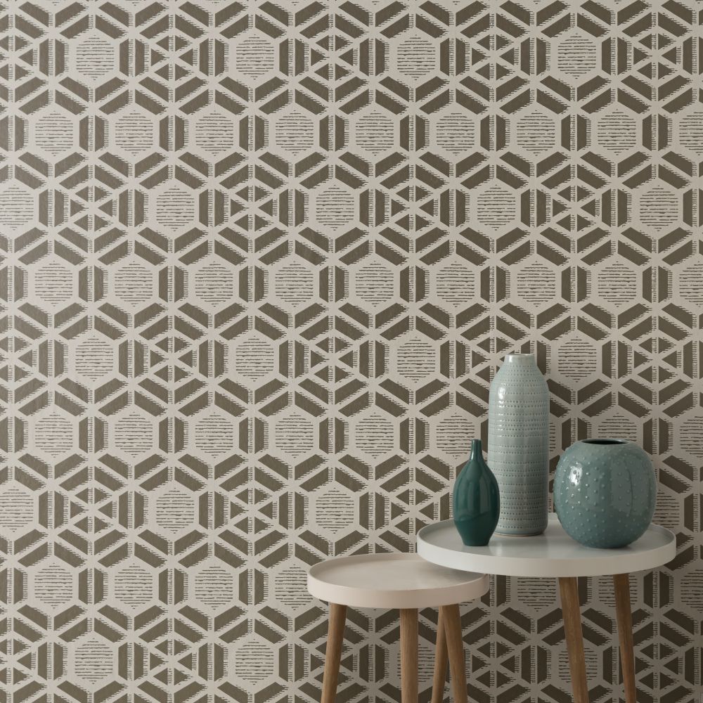Capri Wallpaper - Burnished - by 1838 Wallcoverings