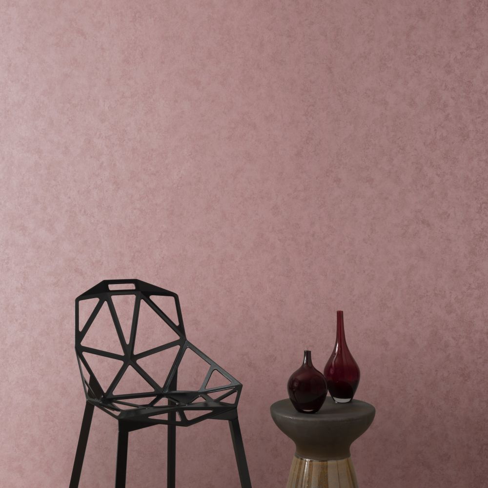 Fenton Wallpaper - Pink Stucco - by 1838 Wallcoverings