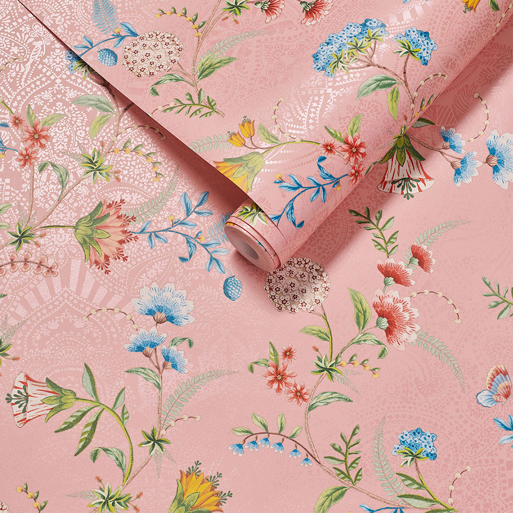 La Majorelle Wallpaper - Pink - by Eijffinger