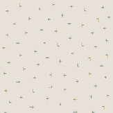 Croci by Tres Tintas - Beige / Red - Wallpaper : Wallpaper Direct