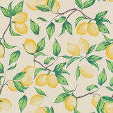 Capri Lemons Wallpaper - Natural - by Barneby Gates. Click for more details and a description.