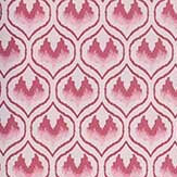 Ikat Heart Wallpaper - Oxblood - by Barneby Gates. Click for more details and a description.