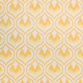 Ikat Heart Wallpaper - Mustard - by Barneby Gates. Click for more details and a description.
