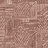 Line Shapes Wallpaper - Brick Dust - by Eijffinger. Click for more details and a description.