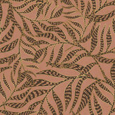 Tribal Leaves Wallpaper - Pink Sierra - by Eijffinger. Click for more details and a description.