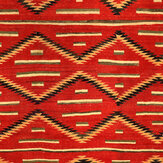Eyedazzler Navajo Fabric - Red / Yellow / Black - by Mind the Gap. Click for more details and a description.