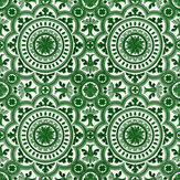 The Manor Fabric - Green / White - by Mind the Gap. Click for more details and a description.