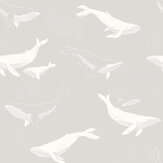 Papier peint Whales - Gris pâle - Boråstapeter. Cliquez pour en savoir plus et lire la description.