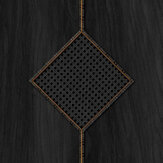 Diamond Webbing Wallpaper - Black - by NLXL. Click for more details and a description.