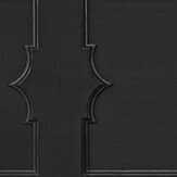 Wainscoting Wallpaper - Black - by NLXL. Click for more details and a description.