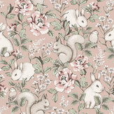 Magic Forest Wallpaper - Blush - by Boråstapeter. Click for more details and a description.
