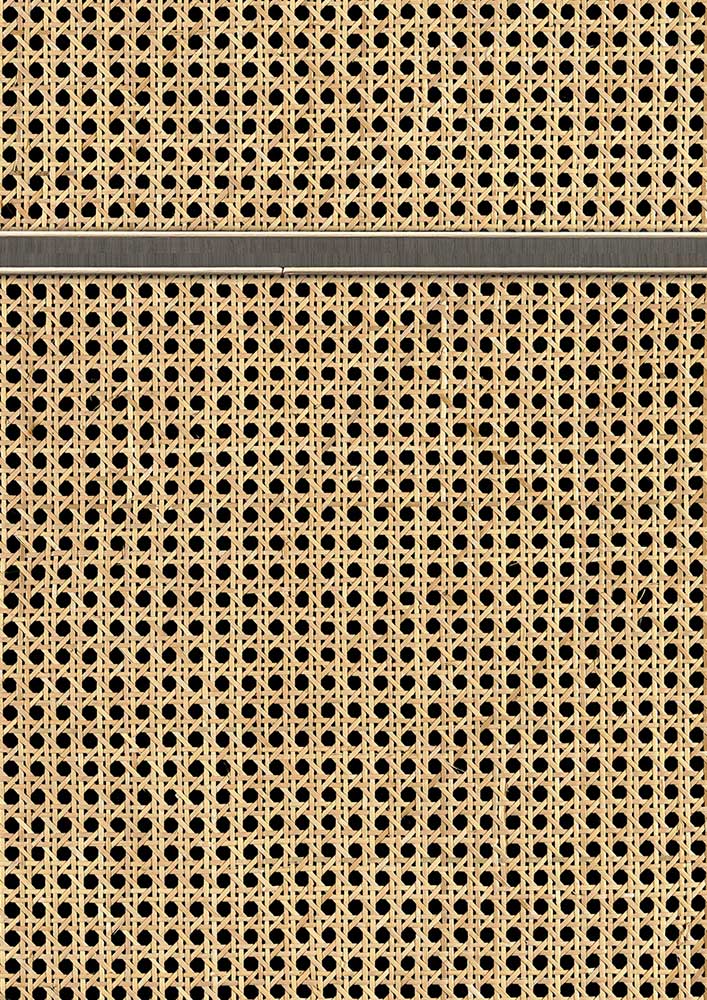 Square Webbing Wallpaper - Grey - by NLXL