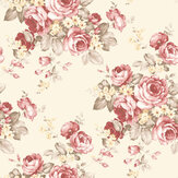 Grand Floral Wallpaper - Ivory - by Galerie. Click for more details and a description.