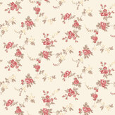 Chic Rose Wallpaper - Cream - by Galerie. Click for more details and a description.